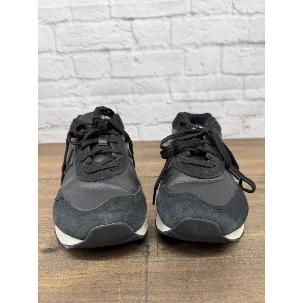 New Balance 515 Sneakers Womens 8.5 Black Leather Suede Retro Casual Shoes